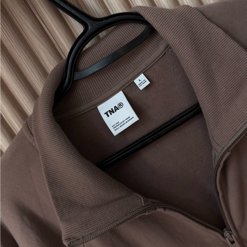 TNA Brown Zip-Up Jacket